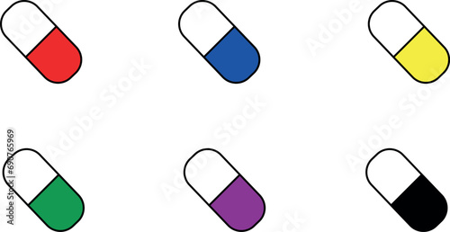 set of pills