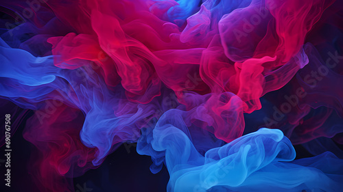 Black blue red white purple sage. Color gradient. Abstract background. Smoke and wave design effect.