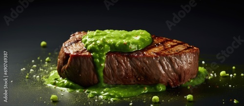 Tenderloin Steak with Green...
