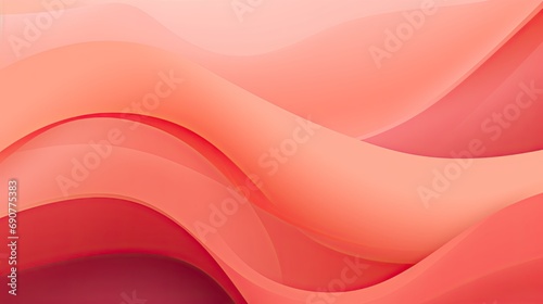 Abstract pink waves background with smooth curves and gradient design suitable for wallpapers or graphic elements.