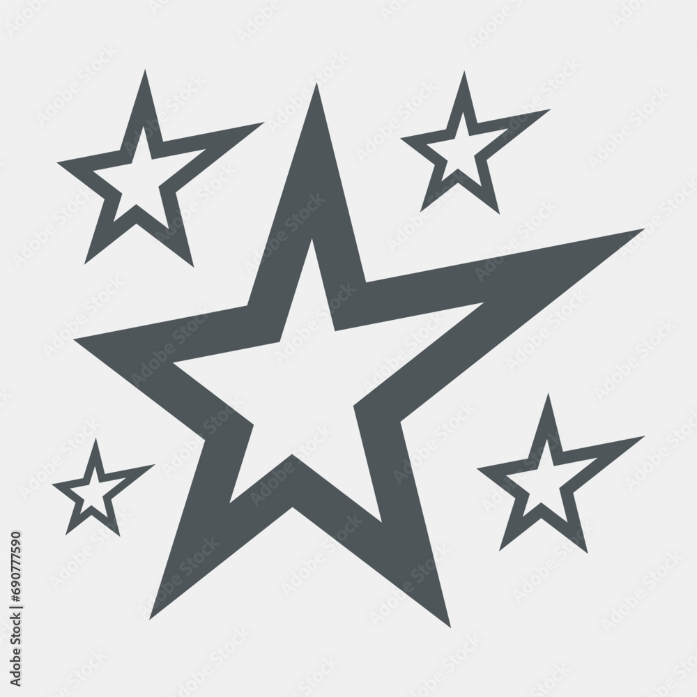 Star Classic rating icon web quality vector illustration cut Star Classic rating icon web quality vector illustration cut