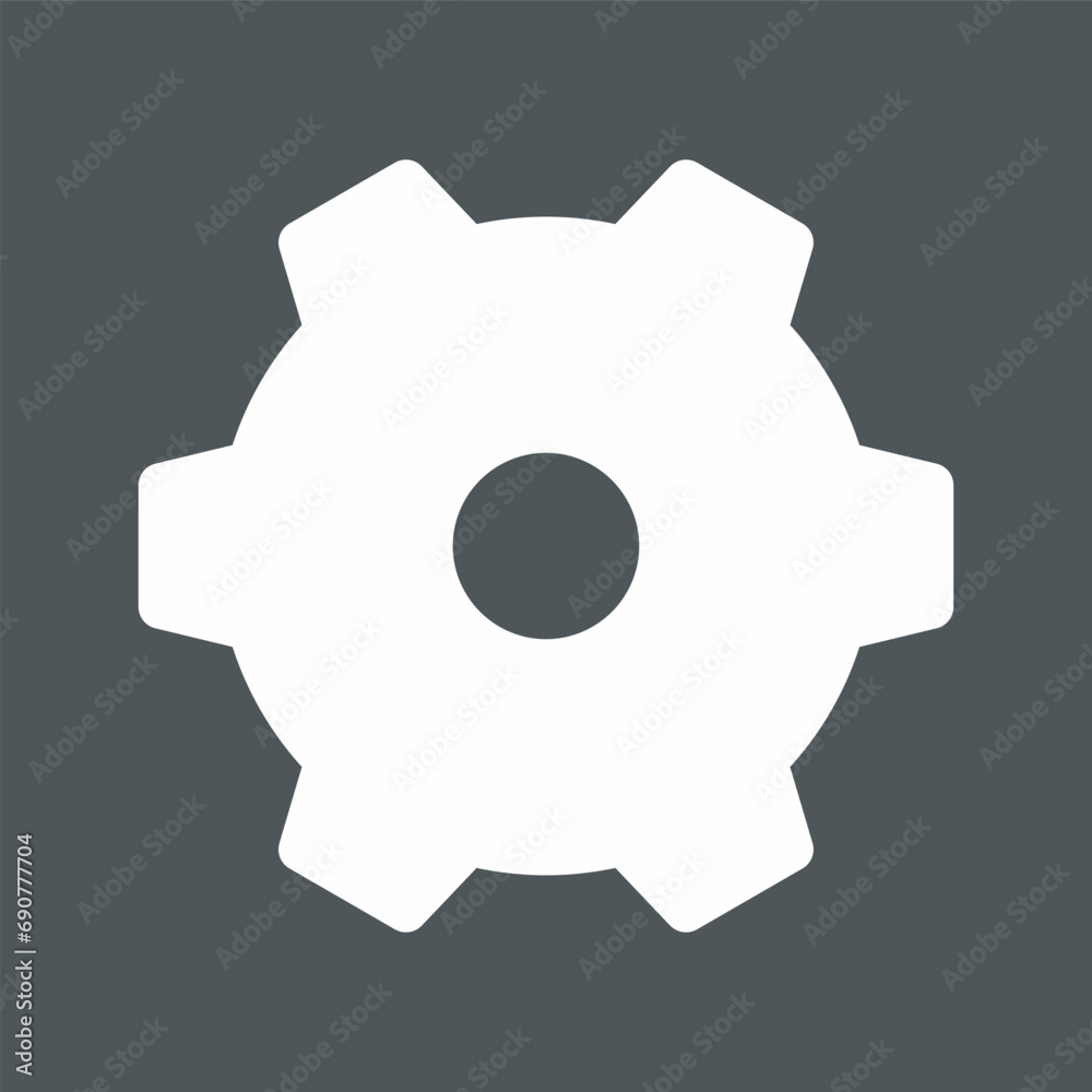Gear cog mechanism icon quality vector illustration cut Gear cog mechanism icon quality vector illustration cut