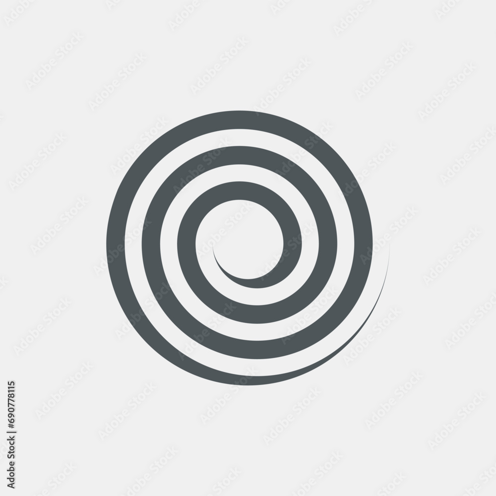 Spiral, swirl, tracery, twist, helix quality vector illustration cut Spiral, swirl, tracery, twist, helix quality vector illustration cut