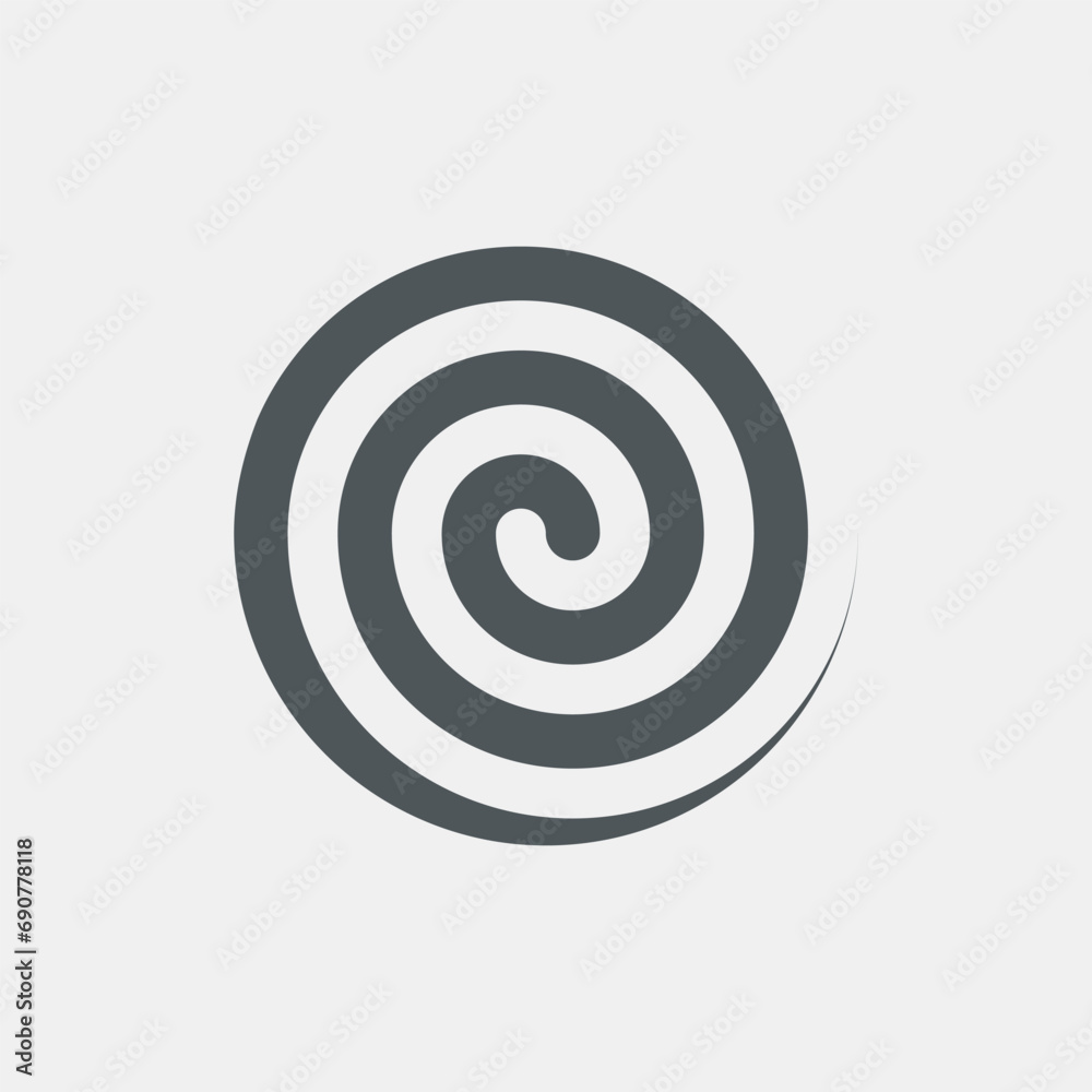 Spiral, swirl, tracery, twist, helix quality vector illustration cut Spiral, swirl, tracery, twist, helix quality vector illustration cut