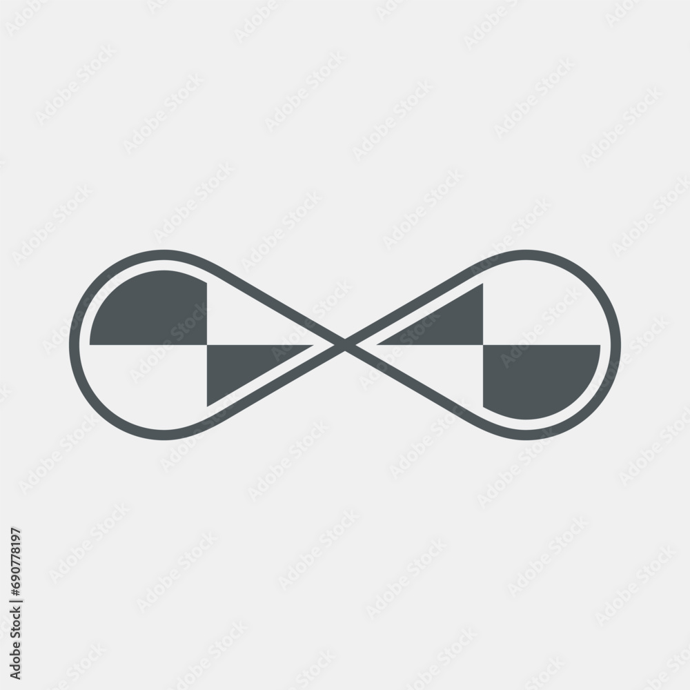 Eternity infinity symbol quality vector illustration cut Eternity infinity symbol quality vector illustration cut
