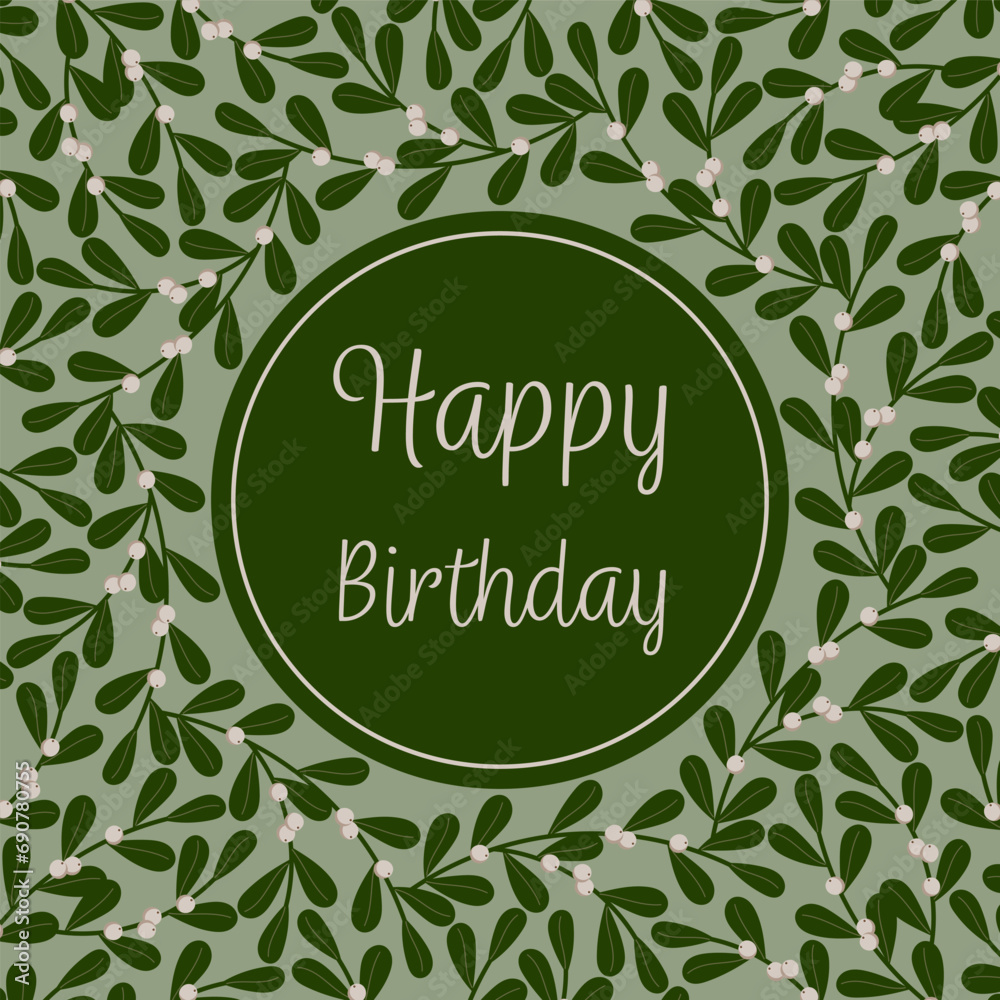 Happy Birthday - Schriftzug in englischer Sprache - Alles Gute zum