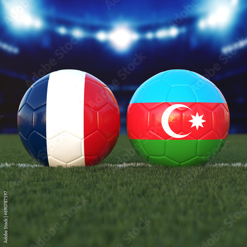France vs. Azerbaijan Soccer Match