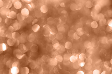 Wandcirkels Pantone 2024 Peach Fuzz Glitter textuur in perzik fuzz tint  © Nataliia