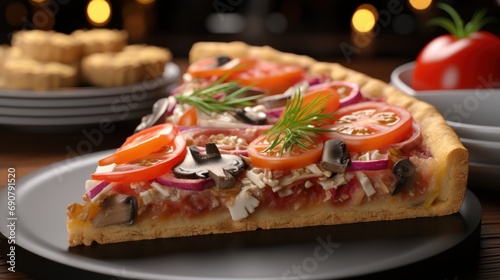 fresh aromatic pizza UHD Wallpaper