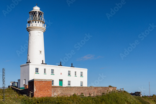 The current lighthouse at Flamborough Head on the East Yorkshire coast was built in 1806  and replaced the old lighthouse which was built in 1674.