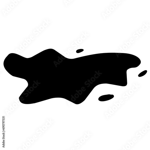 puddle silhouette