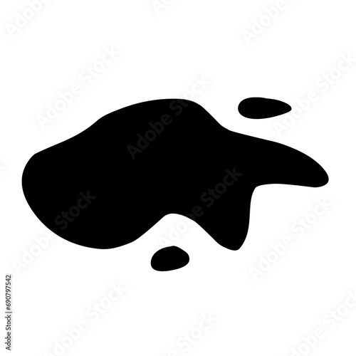 puddle silhouette