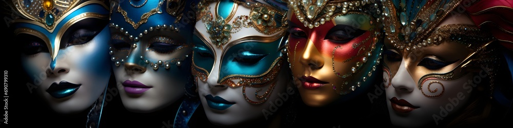 Mystique Unveiled A Captivating Visual Journey into Carnival's Masked Splendor on February 9th