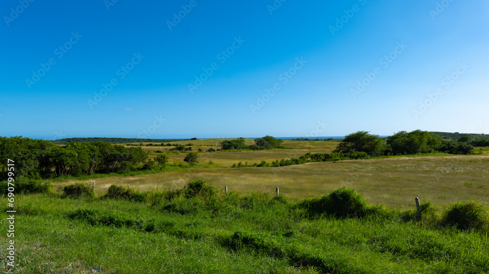 Landscapes of  Cabo Rojo Puerto Rico sites, beautifull nature view