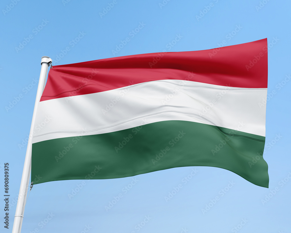 Obraz premium FLAG OF THE COUNTRY HUNGARY