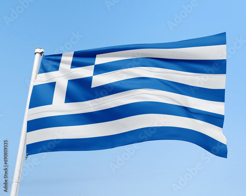 FLAG OF THE COUNTRY GREECE