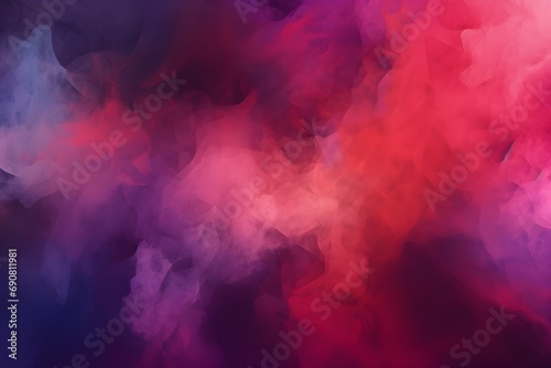Abstract wallpaper with a purple background  in a light red and dark indigo style  featuring dark pink and dark amber  contrasting textures  texture experimentation  light sky blue  and dark crimson.