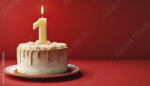 Birthday cake, 1 number