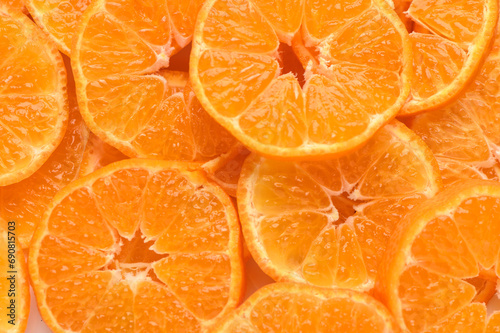 fresh juicy sliced       tangerines  background of sliced       tangerines 5