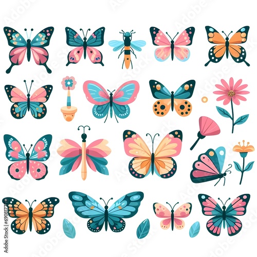 set of butterflies © Allakulyevva