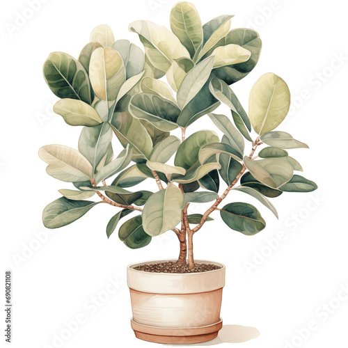houseplant element trees leaves.designed for digital use decoration, website, page and general digital work 