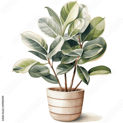 houseplant element trees leaves.designed for digital use decoration, website, page and general digital work 