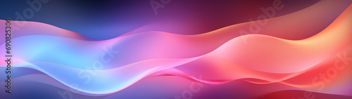 A colorful background with waves, color gradient, texture, banner