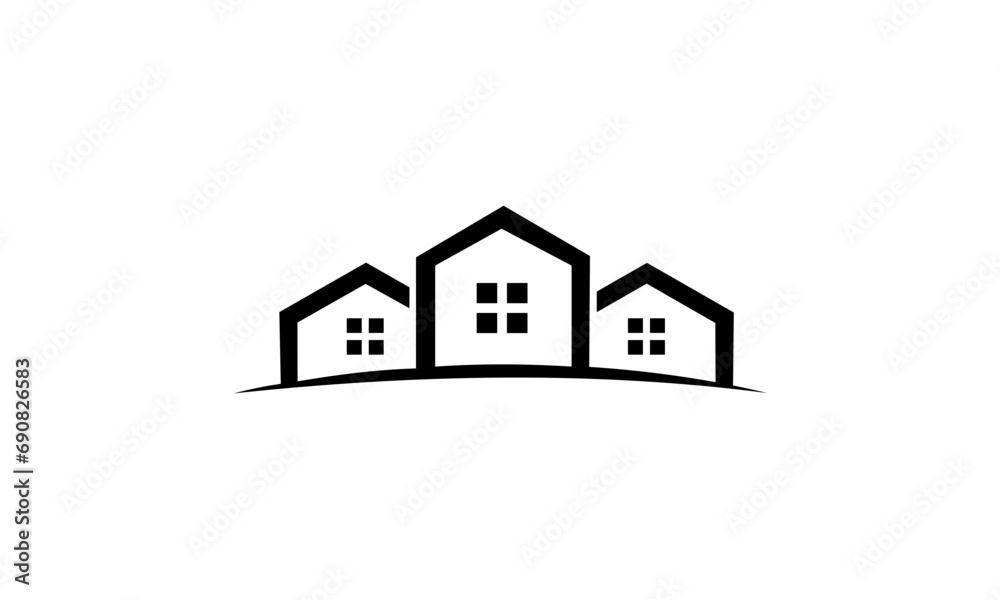 house icon isolated on white