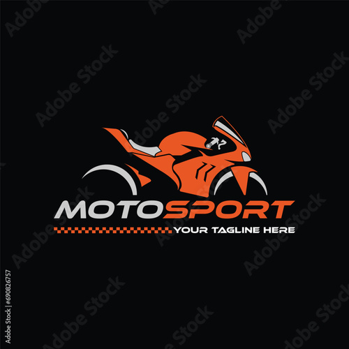 motor sport Garage Premium Concept Logo Design