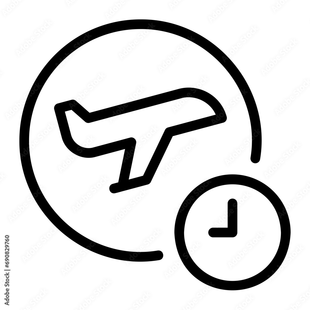 delayed line icon delayed line icon