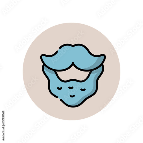 illustration of medical set icons such as body anatomy