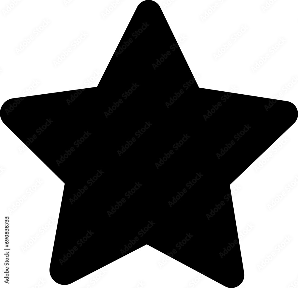 Black Fill Star Icon. Minimalist silhouette star icon, star shape symbol. Modern geometric element, shining star icon, abstract sparkle silhouettes symbol vector on transparent background. Black Fill Star Icon. Minimalist silhouette star icon, star shape symbol. Modern geometric element, shining star icon, abstract sparkle silhouettes symbol vector on transparent background.