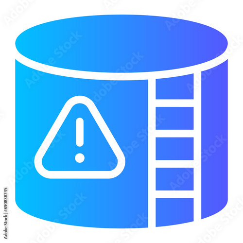 water tank gradient icon