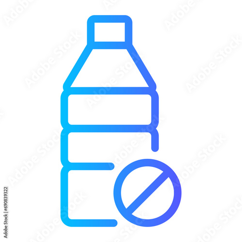 water shortage gradient icon photo