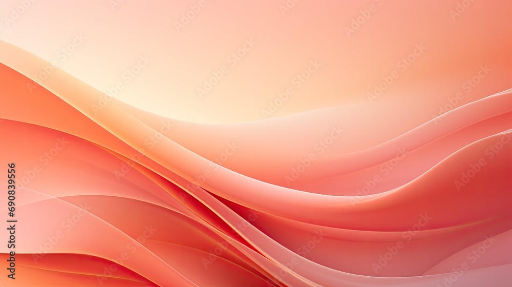 Dynamic abstract waves with a soft texture, flowing in a Peach Fuzz 2024 color gradient, creating a sense of movement. Dynamic abstract waves with a soft texture, flowing in a Peach Fuzz 2024 color gradient, creating a sense of movement.
