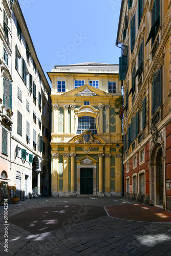 Fototapeta Naklejka Na Ścianę i Meble -  Church of the Most Holy Name of Mary and the Guardian Angels - Genoa, Italy