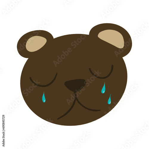 bear crying 