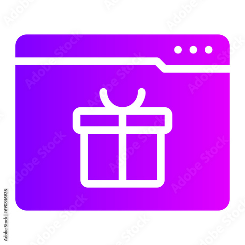 reward gradient icon