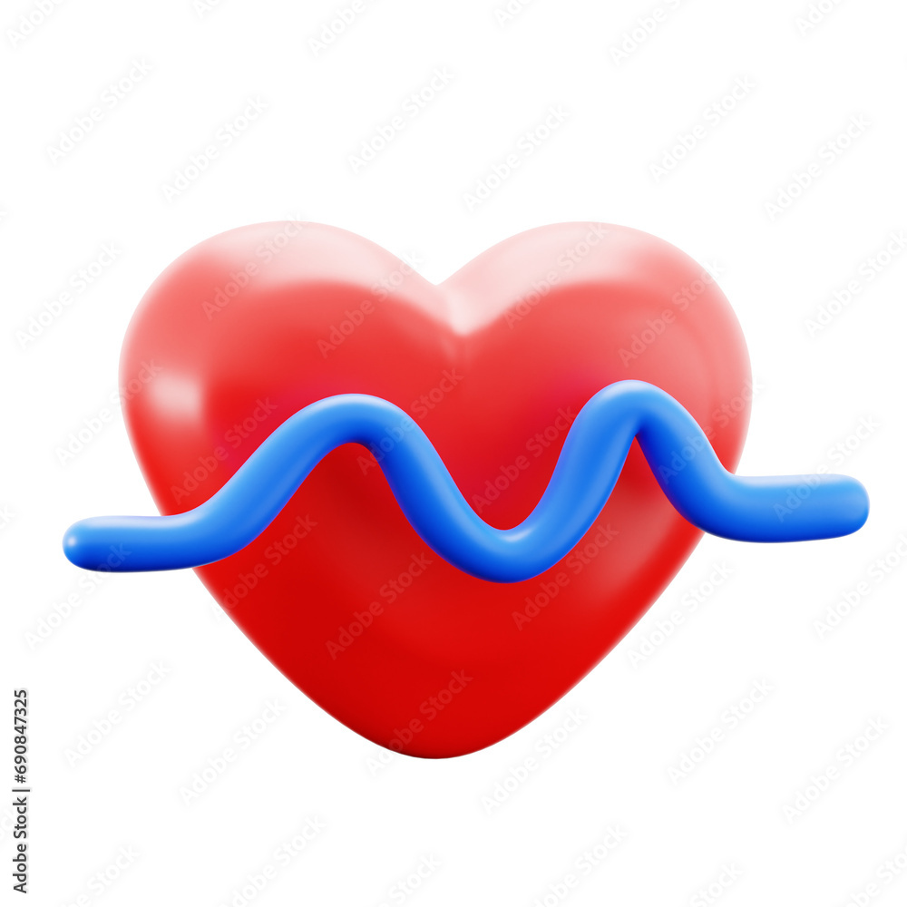 love hearth with heartbeat pulse graphic line for cardiology monitor symbol medical hospital 3d icon illustration render design love hearth with heartbeat pulse graphic line for cardiology monitor symbol medical hospital 3d icon illustration render design