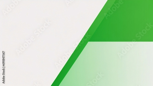 Einfacher grün-weißer abstrakter Hintergrundgeometrieglanz und Schichtelementvektor für Präsentationsdesign. Geeignet für Unternehmen, Firmen, Institutionen, Partys, Festlichkeiten, Seminare und Vortr