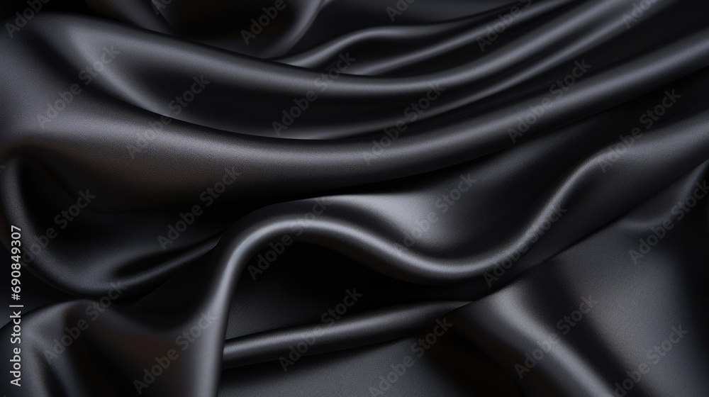 Black silk texture Black silk texture
