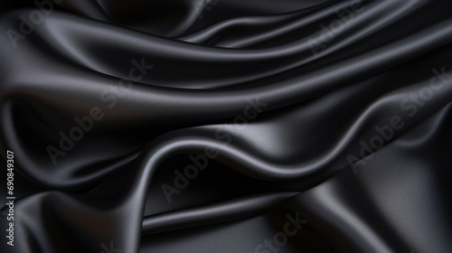 Black silk texture