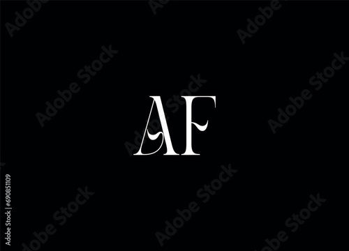 AF creative logo design and monogram logo