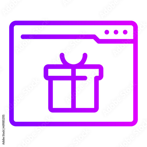 reward gradient icon