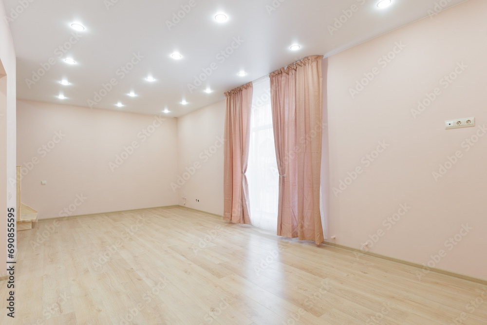 Fototapeta premium unfurnished house or apartment in bright colors