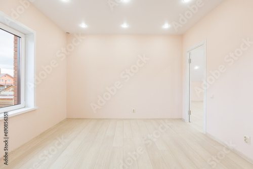 unfurnished house or apartment in bright colors
