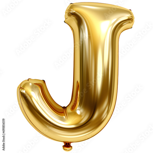 Gold Alphabets and number Balloons clipart, letters, transparent background