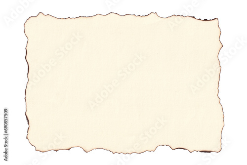 Burnt piece of paper. burnt paper texture. piece torn burned edge. old piece of paper with burned edges. piece of burnt paper isolated.
