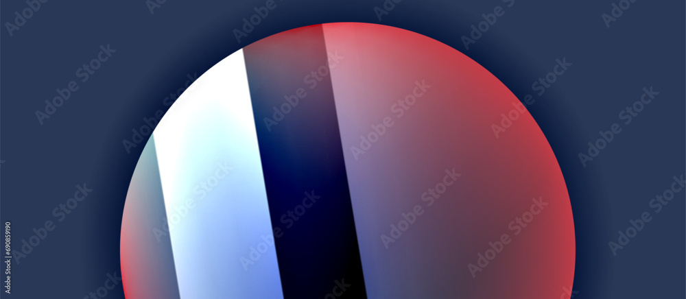 Glossy metal glowing circles geometric background. Minimal abstract composition. Vector illustration For Wallpaper, Banner, Background, Card, Book Illustration, landing page Glossy metal glowing circles geometric background. Minimal abstract composition. Vector illustration For Wallpaper, Banner, Background, Card, Book Illustration, landing page