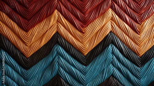 A mesmerizing display of intricate patterns and textures on a supple leather surface, evoking the essence of artistic expression and the allure of luxurious textiles